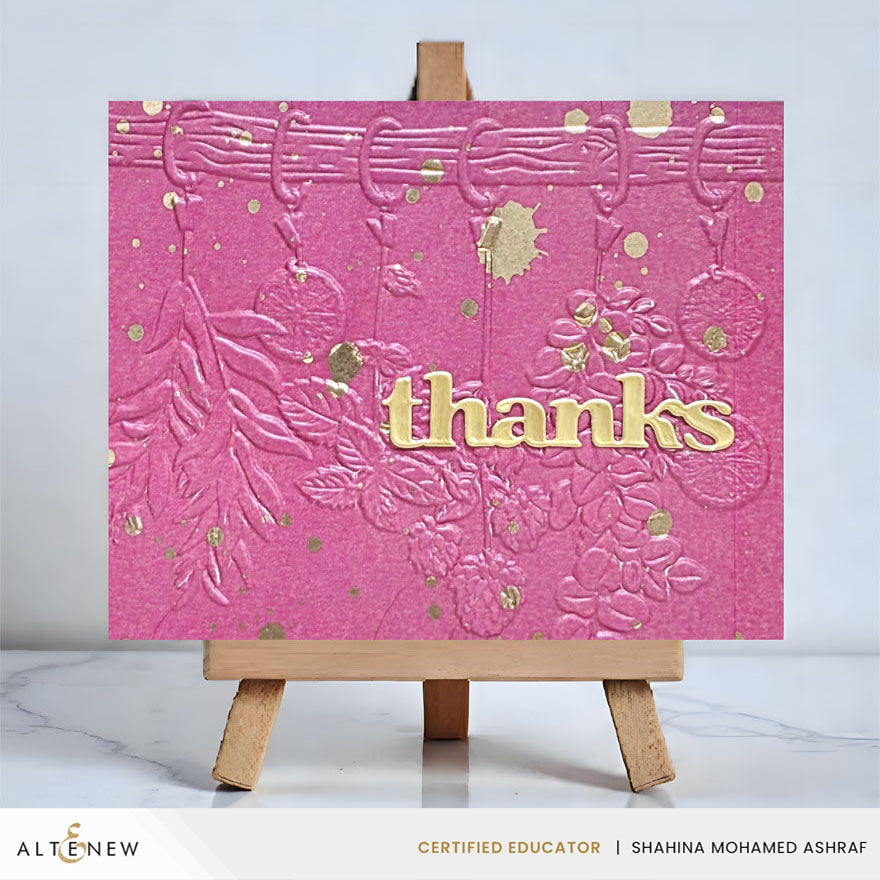 Love, Preserved 3D Embossing Folder - Altenew