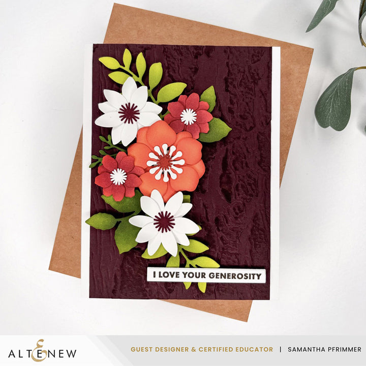 Weathered Bark 3D Embossing Folder