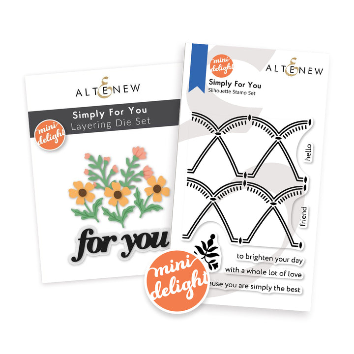 Mini Delight: Simply For You Stamp & Layering Die Set