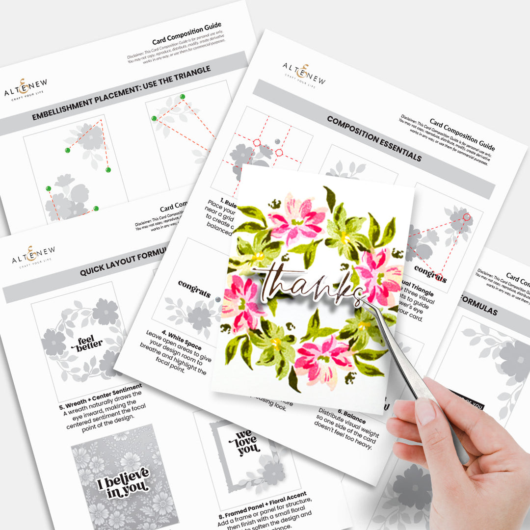 Card Composition Guide | Printable
