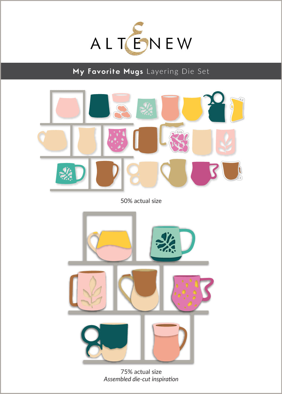 My Favorite Mugs Layering Die Set