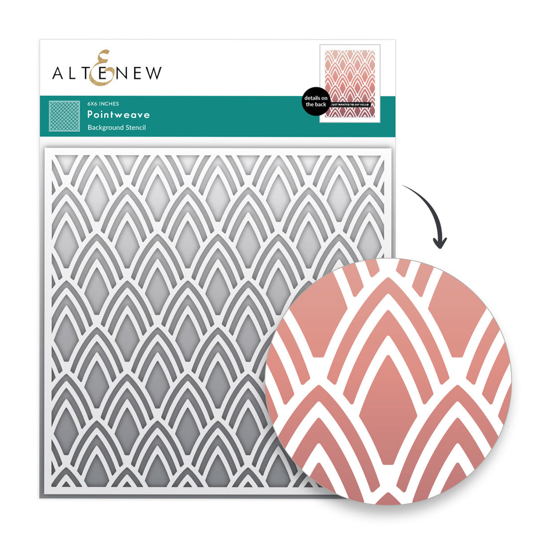 Pointweave Stencil - Altenew