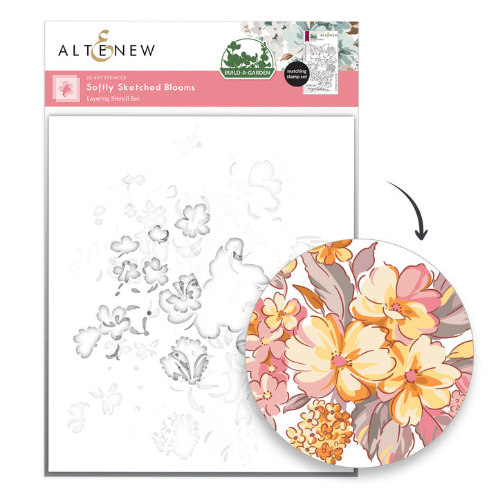 Build-A-Garden: Softly Sketched Blooms