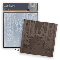 Snowy Footpath 3D Embossing Folder