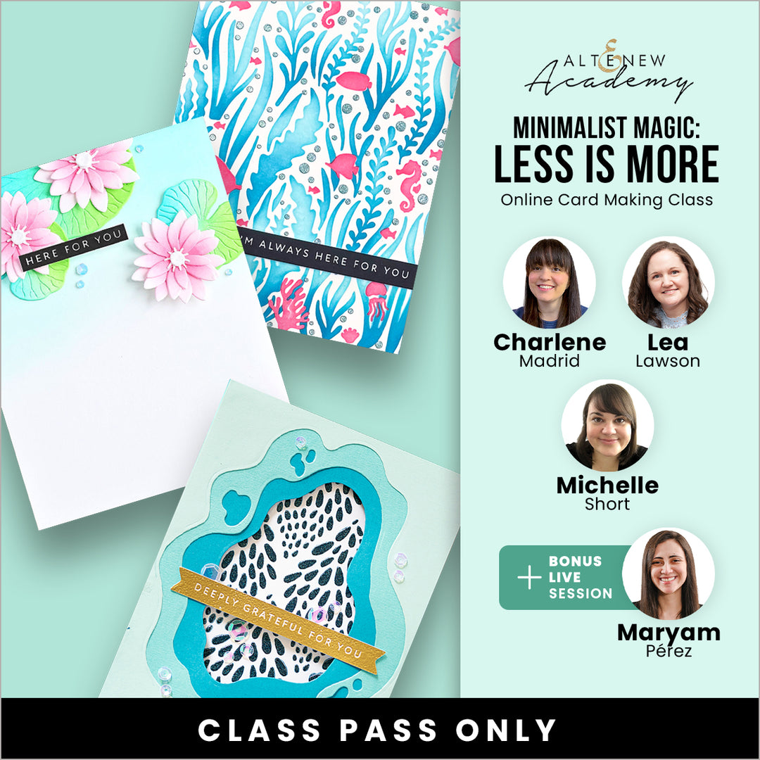 Minimalist Magic: Less Is More - Altenew