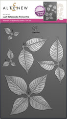 Lush Botanicals: Poinsettia 3D Embossing Folder & Die Set - Altenew
