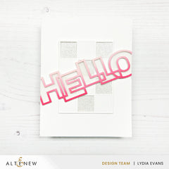 Outlined Hello Die Set - Altenew