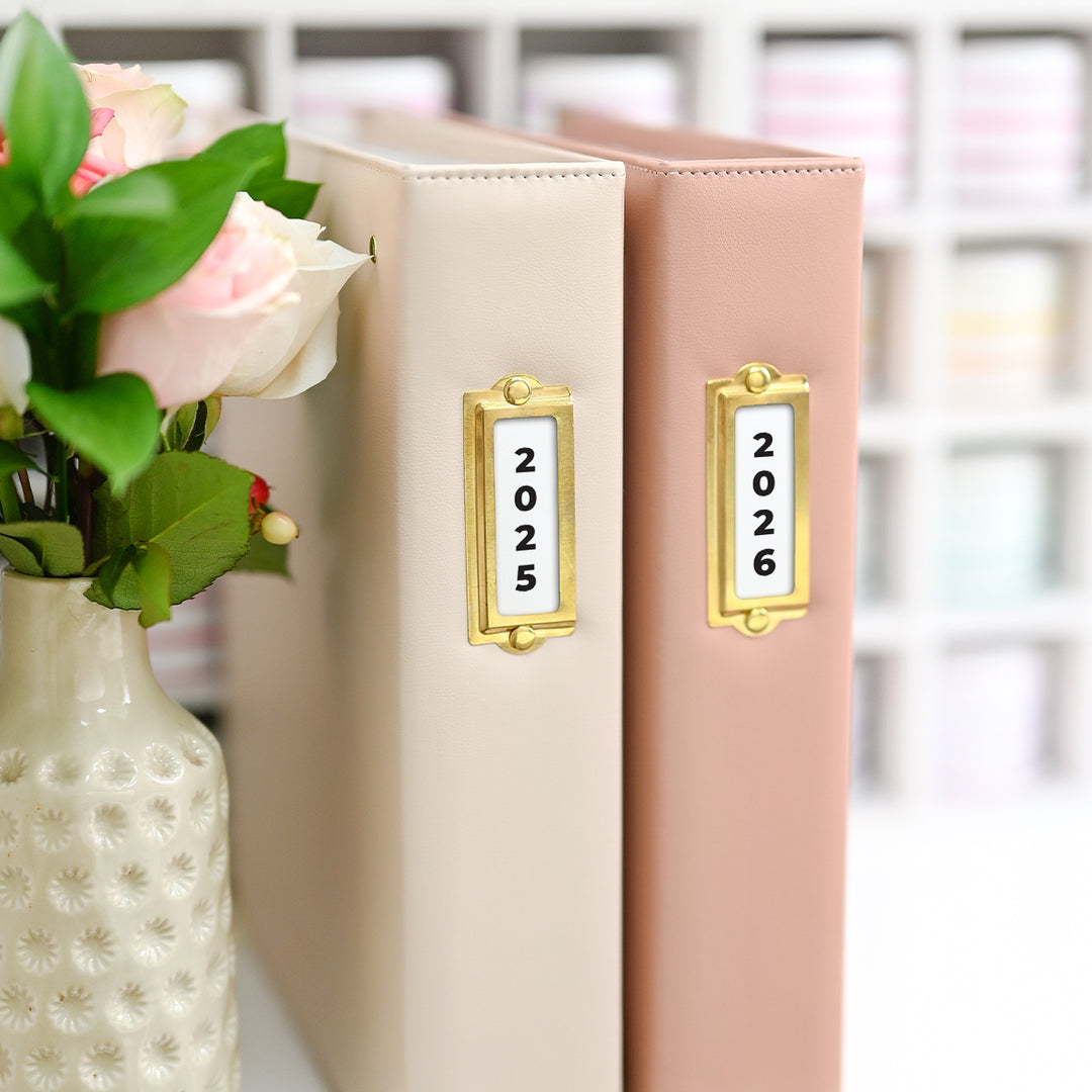 9x12 Three-Ring Album Organizational Labels (Printable)