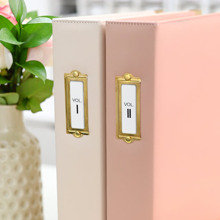 9x12 Three-Ring Album Organizational Labels (Printable)