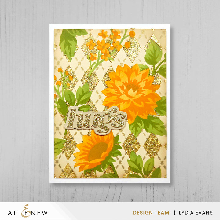 Stencil Art: Botanical Argyle & Add-on Die Bundle