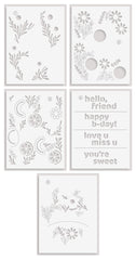 Tea Potpourri Stencil Set (5 in 1)