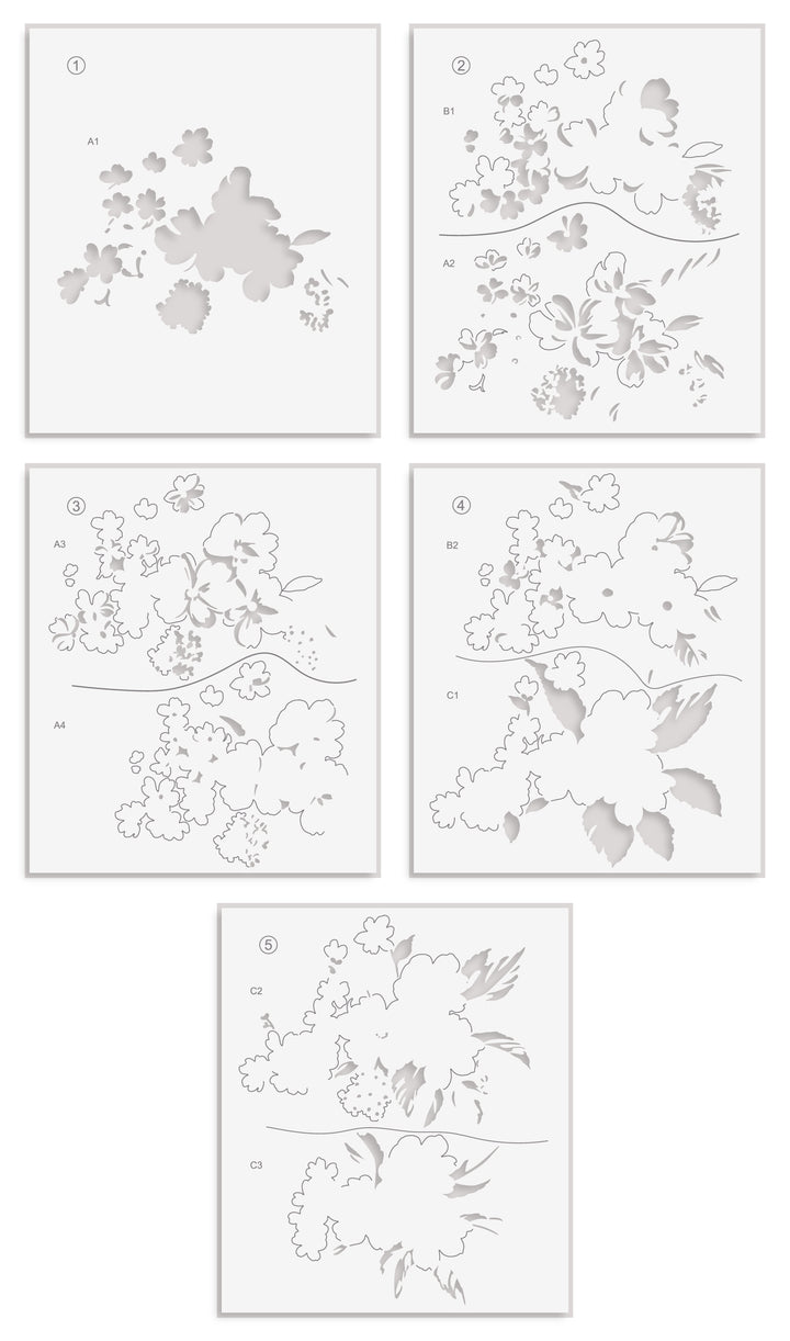 Build-A-Garden: Softly Sketched Blooms