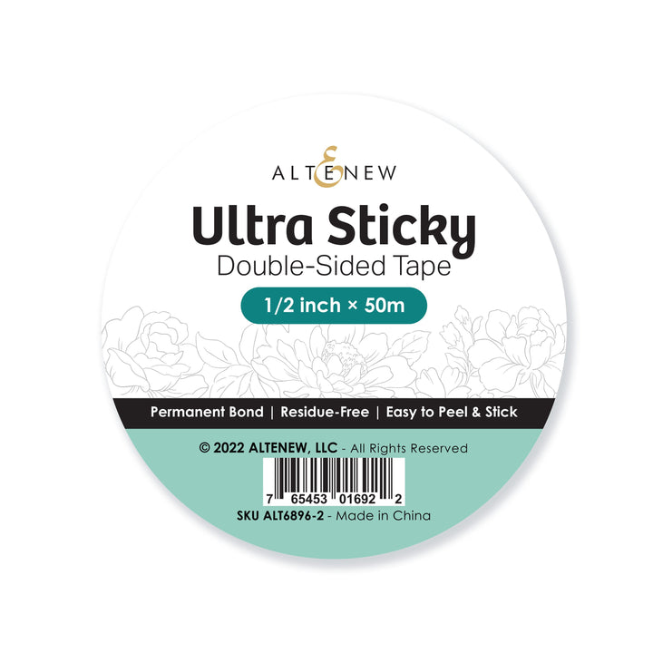 Kingzom Adhesive Tape CO., LTD Adhesives Ultra Sticky Double Sided Tape (1/2 inch × 50m)