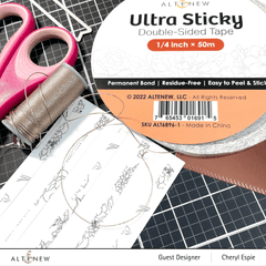 Kingzom Adhesive Tape CO., LTD Adhesives Ultra Sticky Double Sided Tape (1/4 inch × 50m)