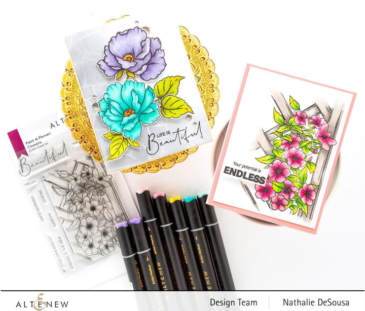 Altenew Alcohol Marker Bundle Nature's Views 24 Artist Alcohol Markers Bundle