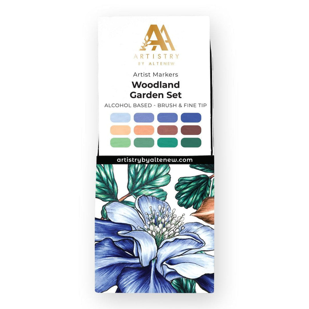 Woodland Garden & Firewood Garden Artist Alcohol Markers