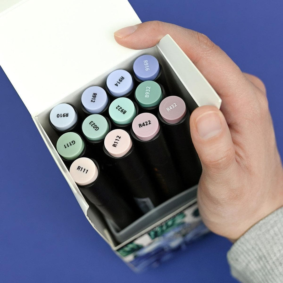 Woodland Garden & Firewood Garden Artist Alcohol Markers