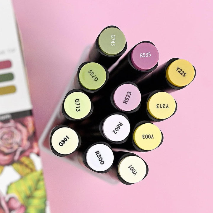 Woodland Garden & Firewood Garden Artist Alcohol Markers