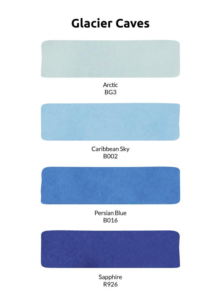 Artist Alcohol Markers Glacier Caves Set