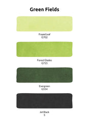 Artist Alcohol Markers Green Fields Set