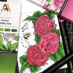 Artist Alcohol Markers Green Valley Set