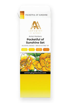 Be Creative Arts Crafts Alcohol Markers Artist Alcohol Markers Pocketful of Sunshine Set