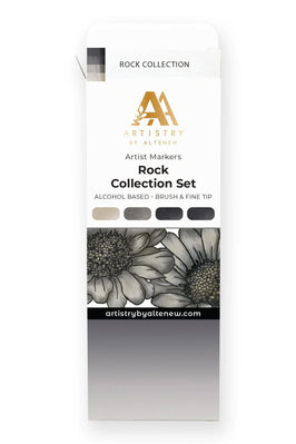 Artist Alcohol Markers Rock Collection Set