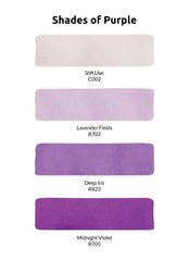 Artist Alcohol Markers Shades of Purple Set