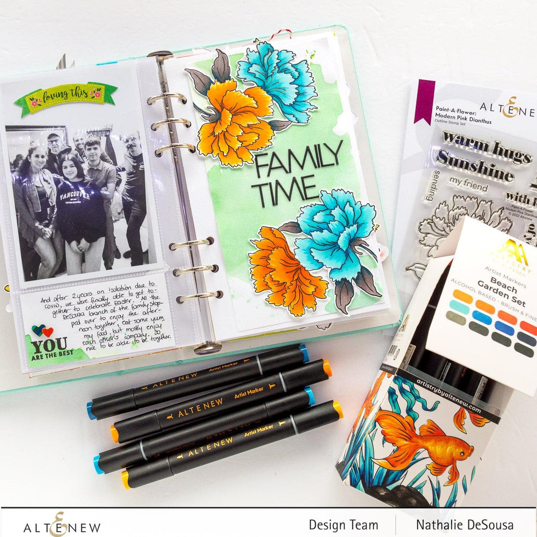 Be Creative Arts Crafts Alcohol Markers Beach Garden Artist Alcohol Markers Set K