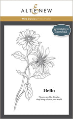 Altenew Betterpress Plate Bundle Delightful Blossoms Press Plate Bundle