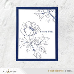 Altenew Betterpress Plate Bundle Delightful Blossoms Press Plate Bundle