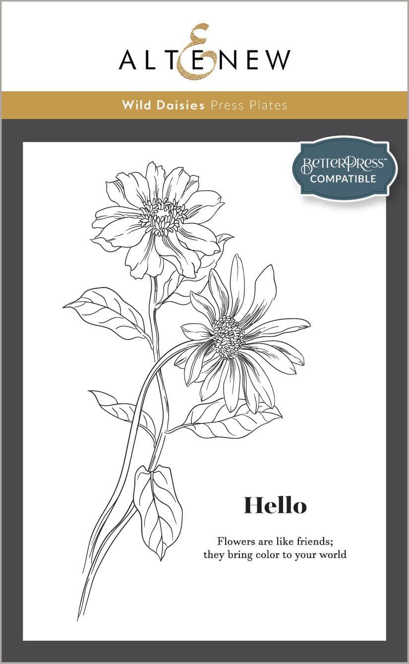 Altenew Betterpress Plate Bundle Wildflower Waltz Press Plate Bundle