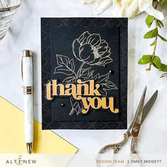 Spellbinders Betterpress Plates Billowing Flower Press Plates