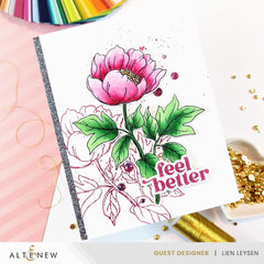 Spellbinders Betterpress Plates Billowing Flower Press Plates