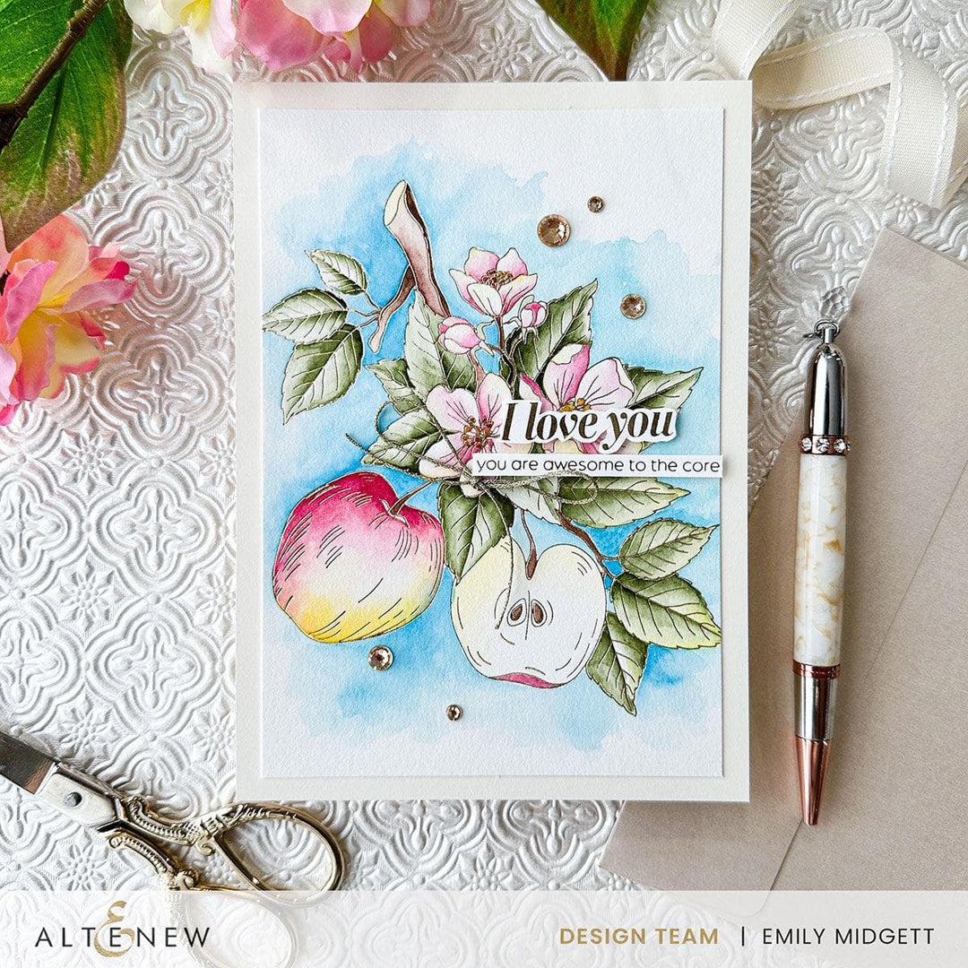 Blossoming Apple Press Plate Set