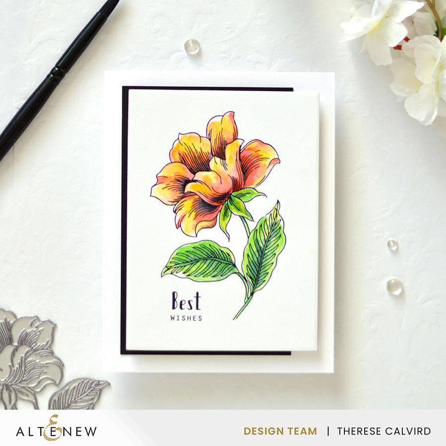 Spellbinders Betterpress Plates Dainty Flower Garden Press Plates