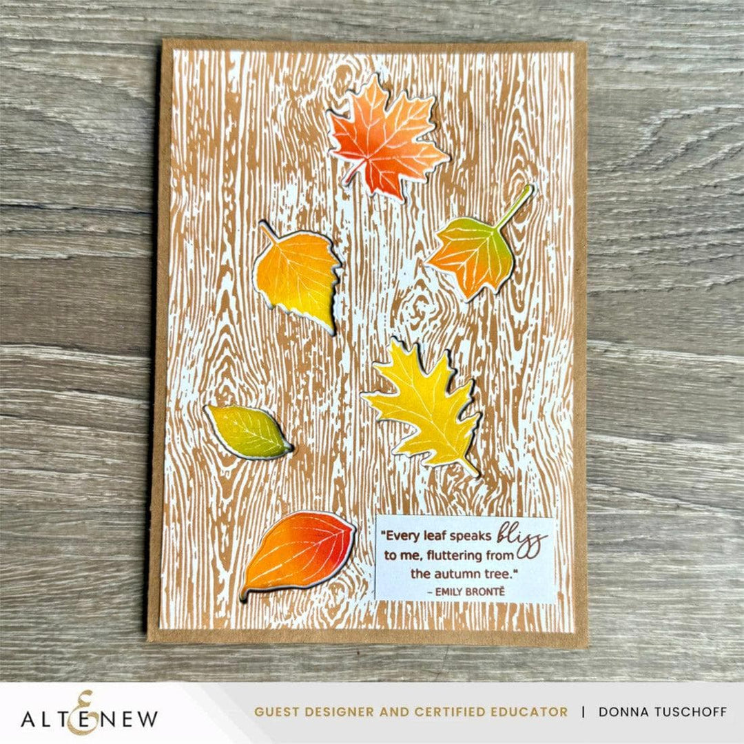 Essential Textures: Fine Woodgrain Press Plates/Foil Plates