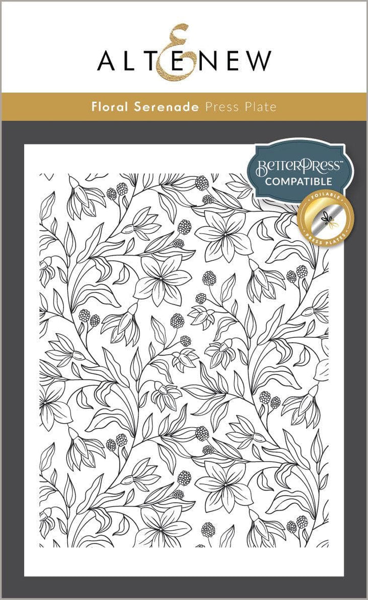 Floral Serenade Press Plate