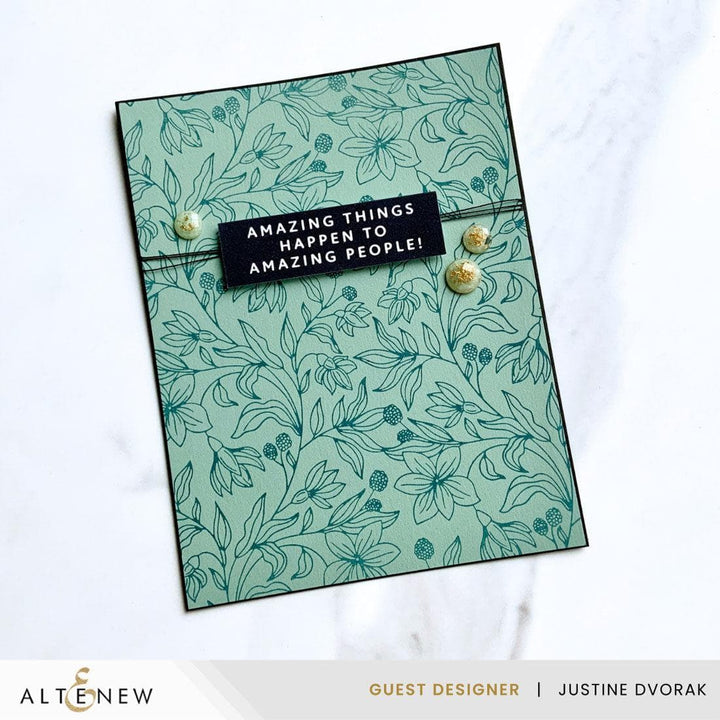 Floral Serenade Press Plate