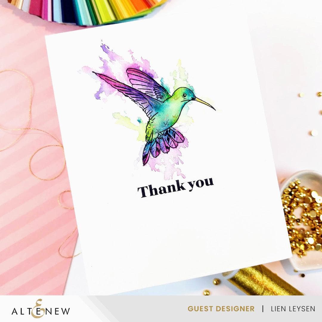 Spellbinders Betterpress Plates Hummingbird Nectar Press Plate