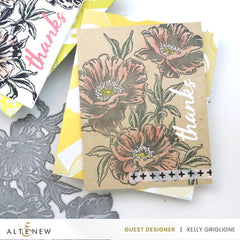 Inked Poppies Press 'n' Foil Plate Set