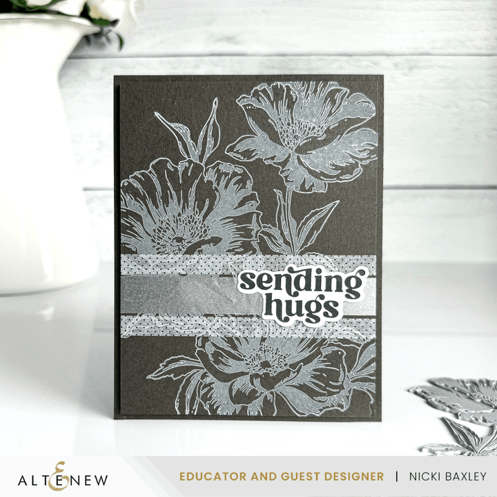 Inked Poppies Press 'n' Foil Plate Set