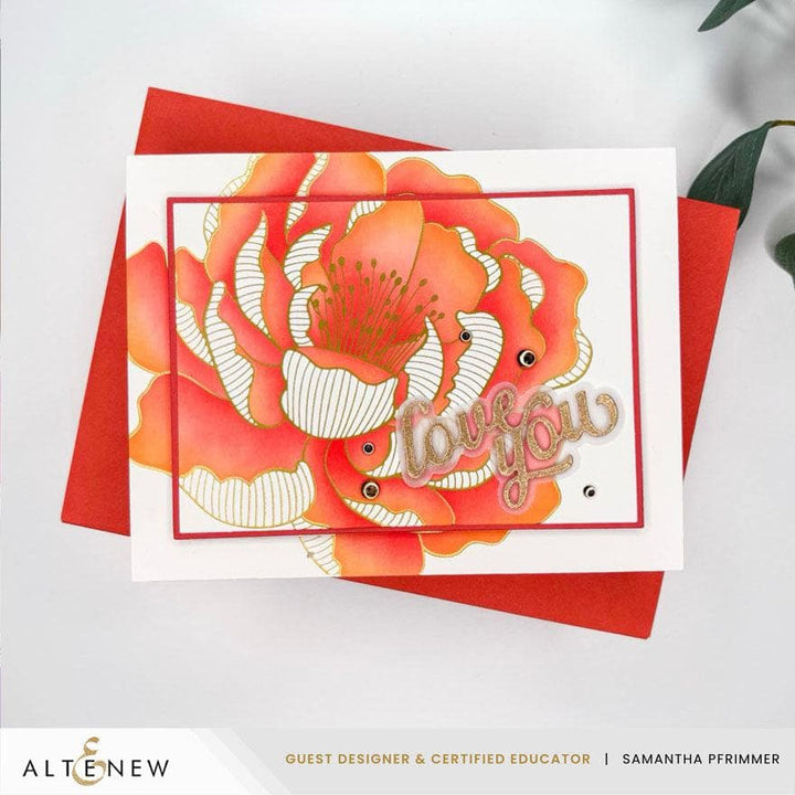 Magical Peony Press Plate