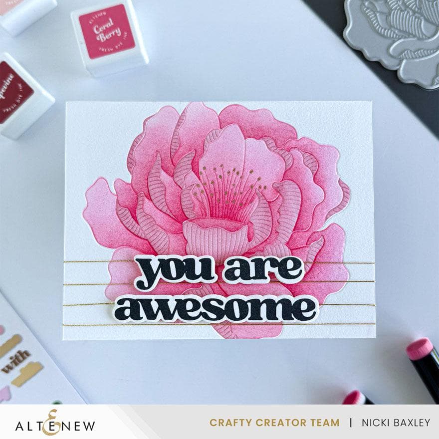 Magical Peony Press Plate