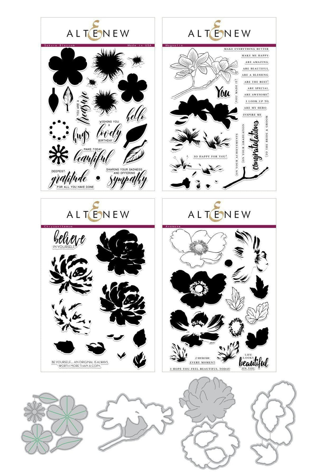 Altenew Build-A-Flower Bundle Build-A-Garden Bundle D
