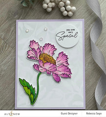 Altenew Build-A-Flower Set Build-A-Flower: Candystripe Cosmos Layering Stamp & Die Set
