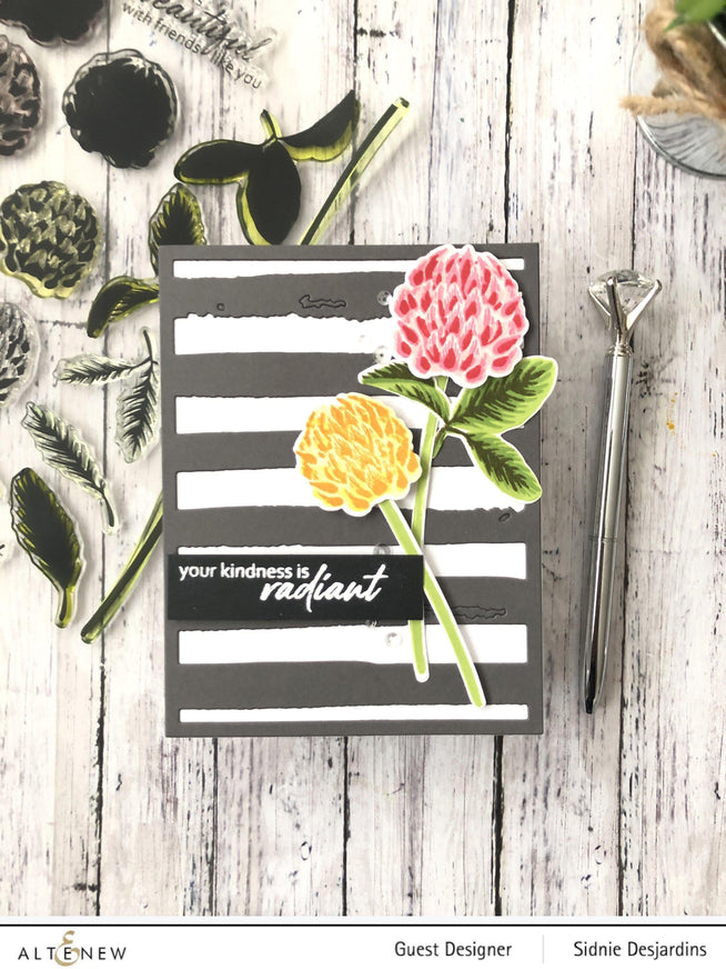 Altenew Build-A-Flower Set Build-A-Flower: Clover Layering Stamp & Die Set
