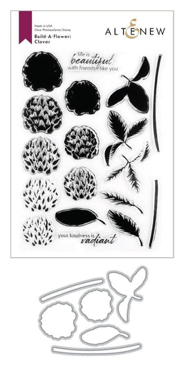 Altenew Build-A-Flower Set Build-A-Flower: Clover Layering Stamp & Die Set