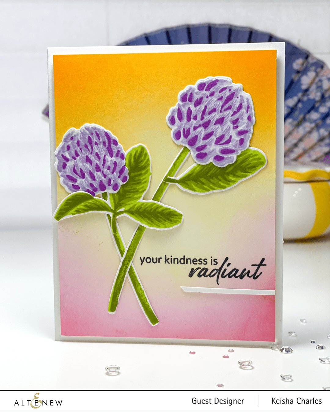 Altenew Build-A-Flower Set Build-A-Flower: Clover Layering Stamp & Die Set