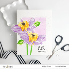 Altenew Build-A-Flower Set Build-A-Flower: Columbine Layering Stamp & Die Set